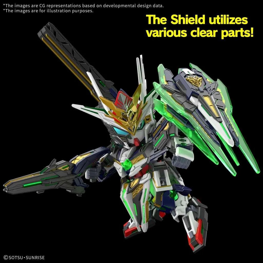 GUNDAM - SDW HEROES CAPTAIN QAN[T] GF - Model Kit